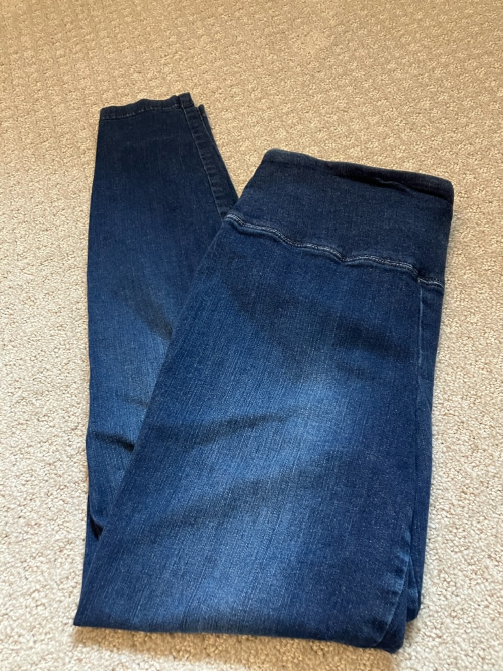 White House Black Market Dark Blue Stretch Jeggings